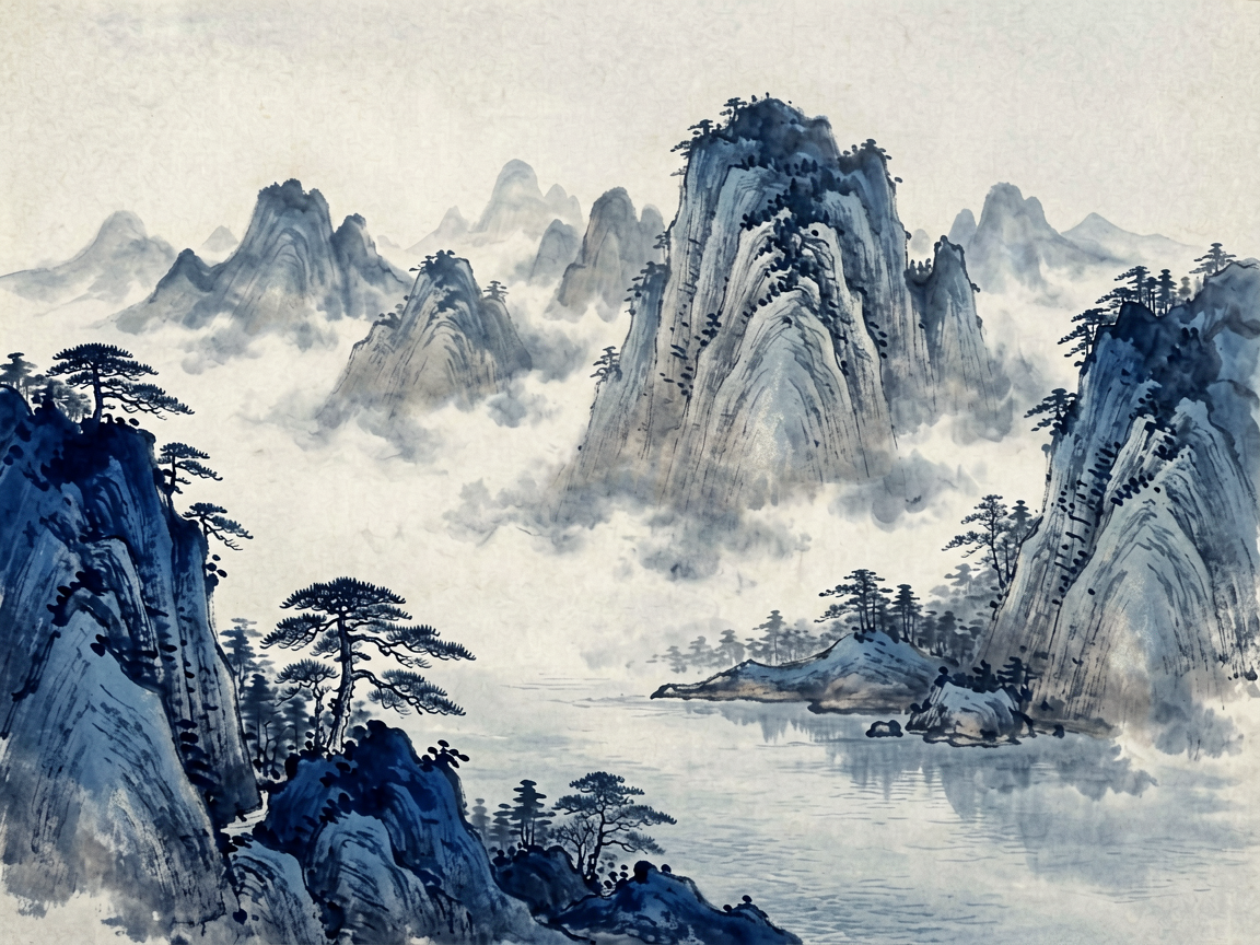 山水古风 AI素材 036