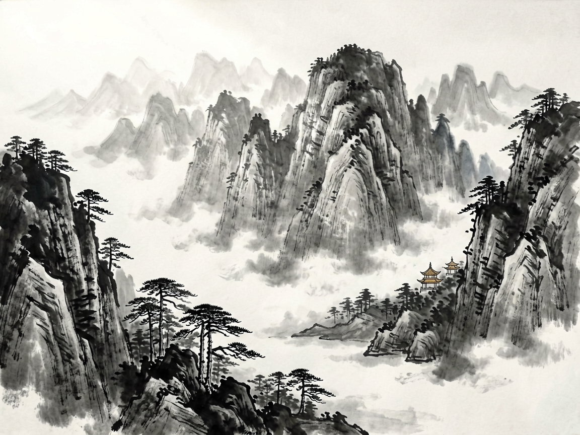 山水古风 AI素材 041