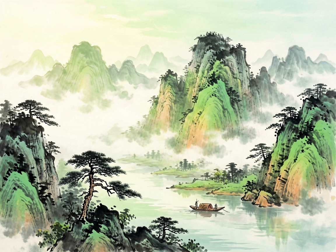 山水古风 AI素材 051