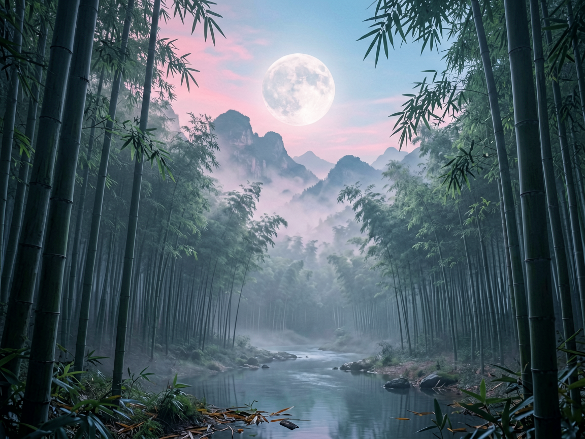 山水古风 AI素材 054