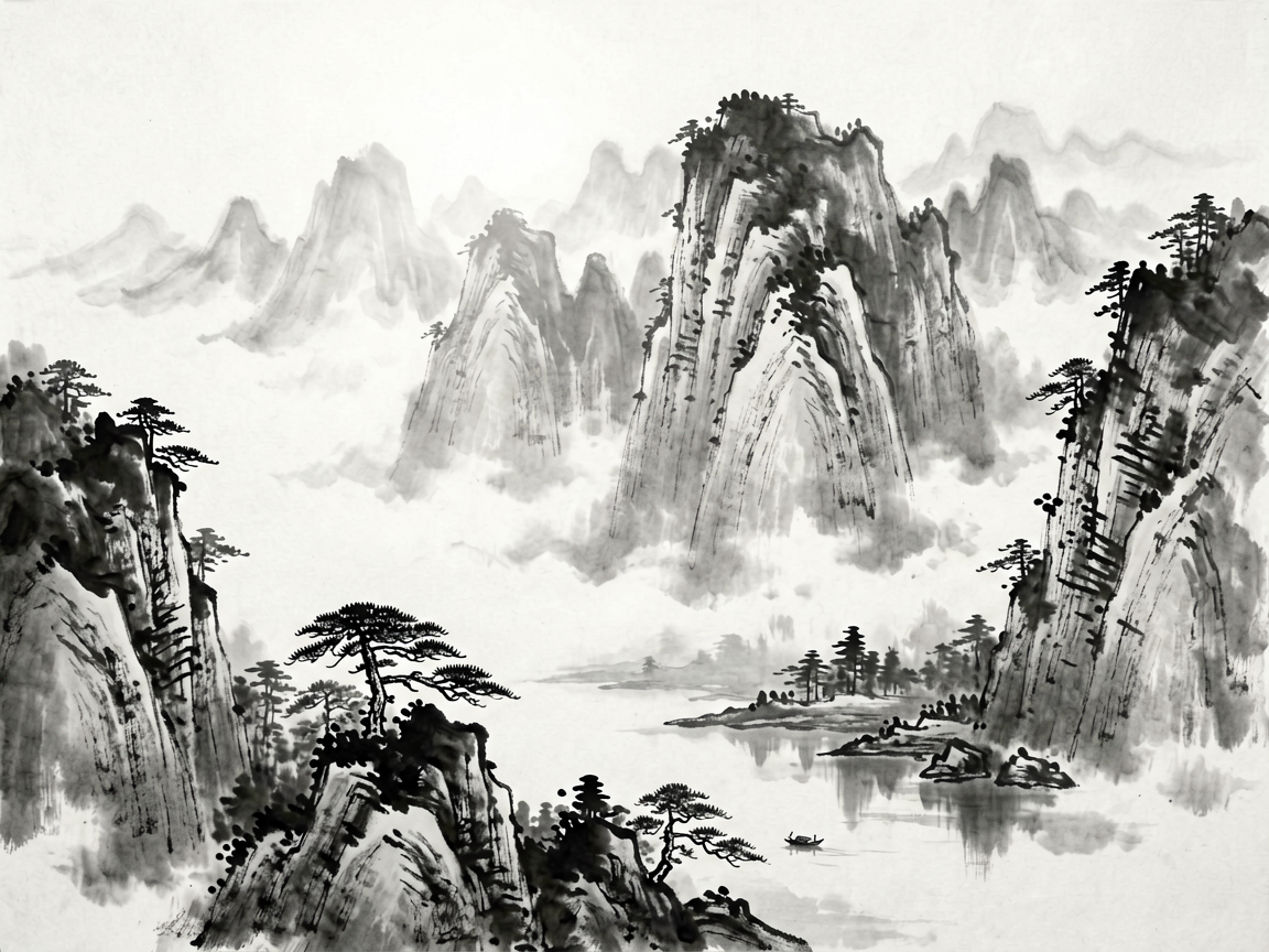 山水古风 AI素材 076