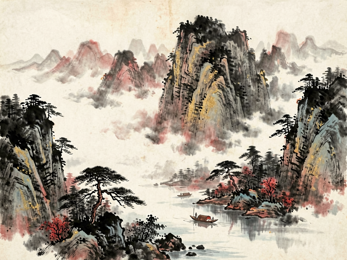 山水古风 AI素材 081