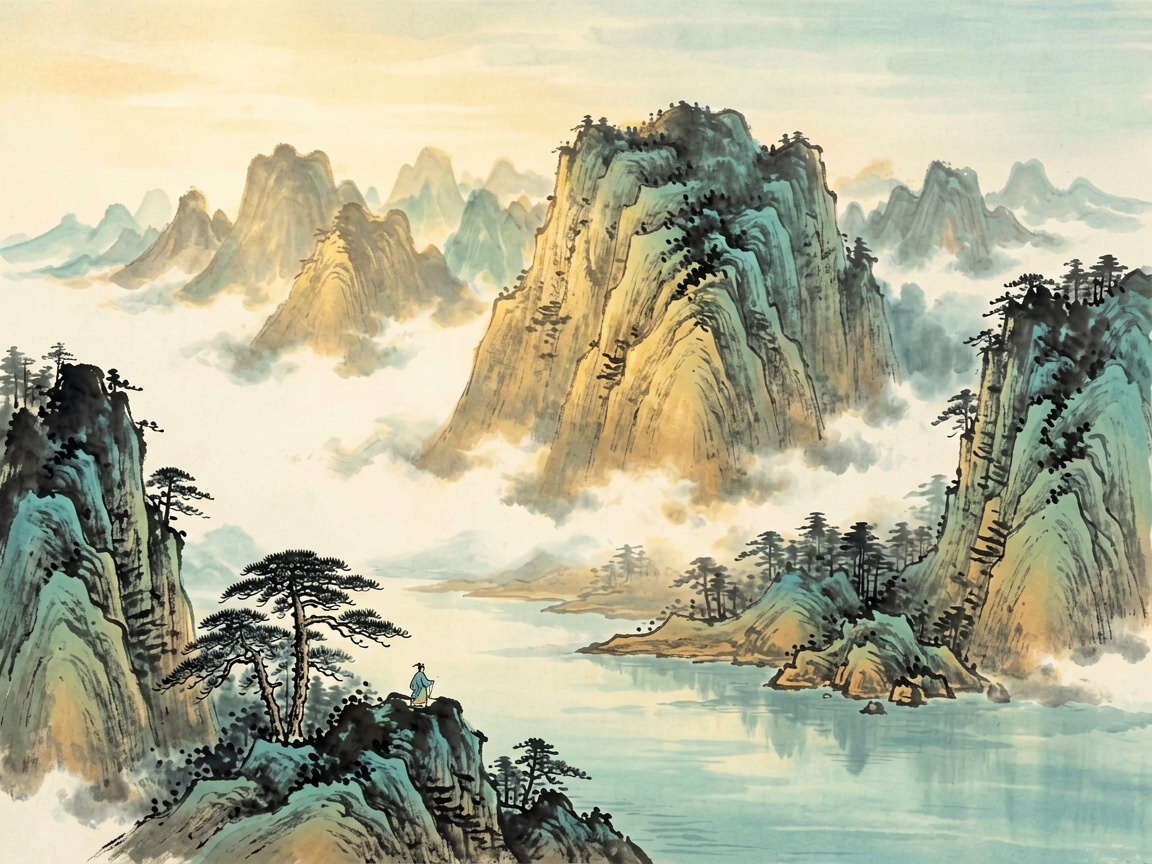 山水古风 AI素材 091