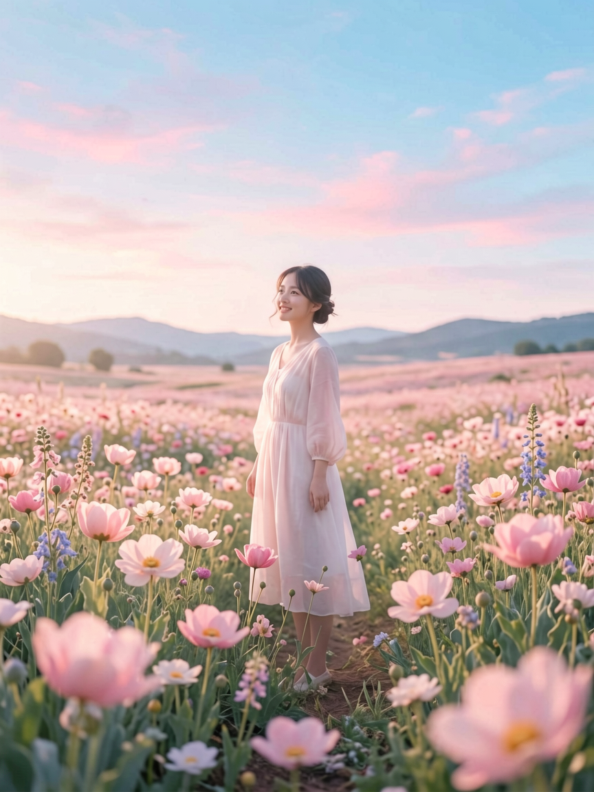 唯美治愈 AI素材 047