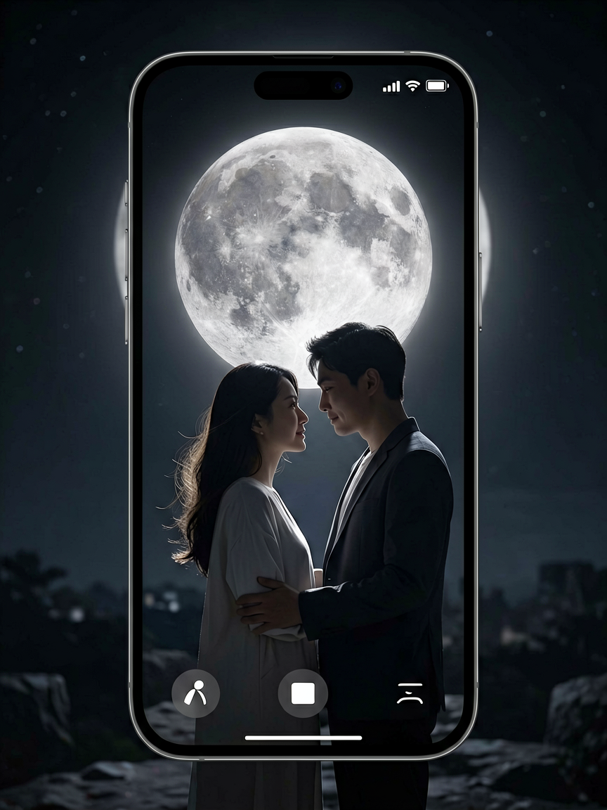 情侣壁纸 AI素材 097