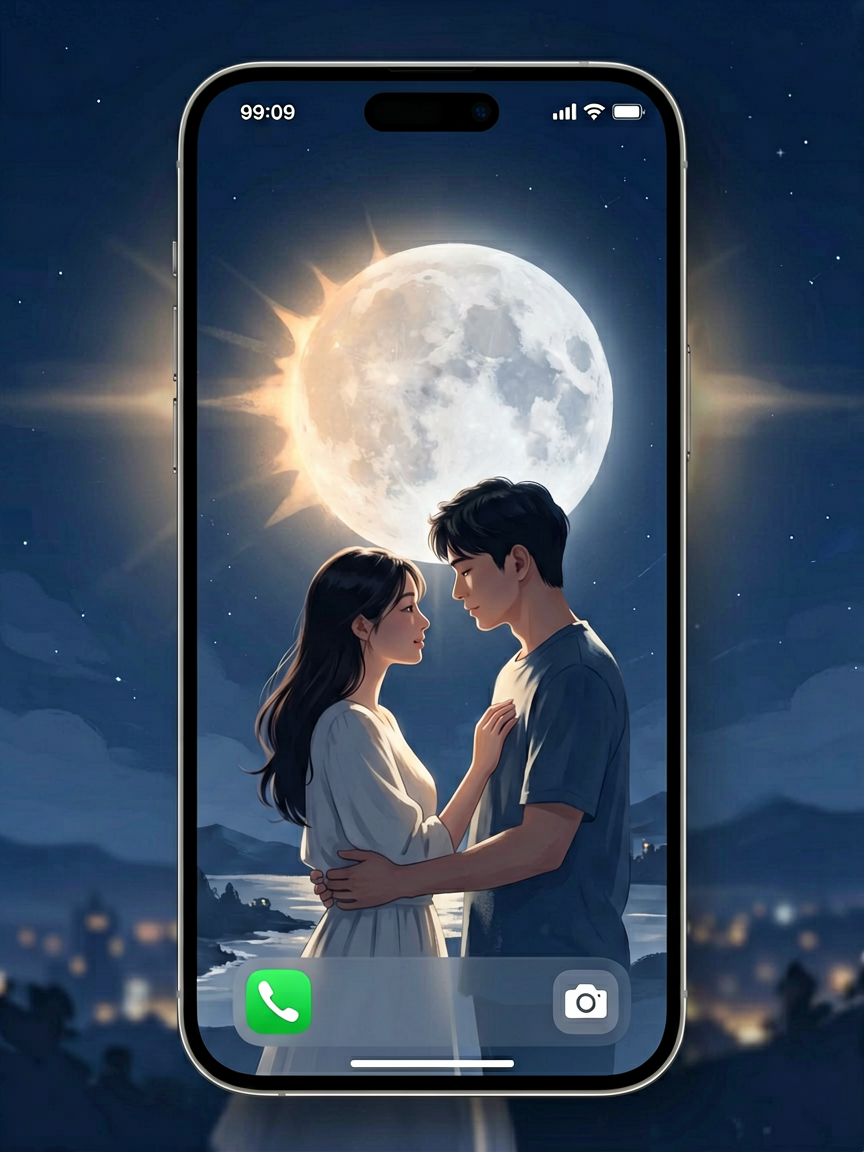 情侣壁纸 AI素材 102