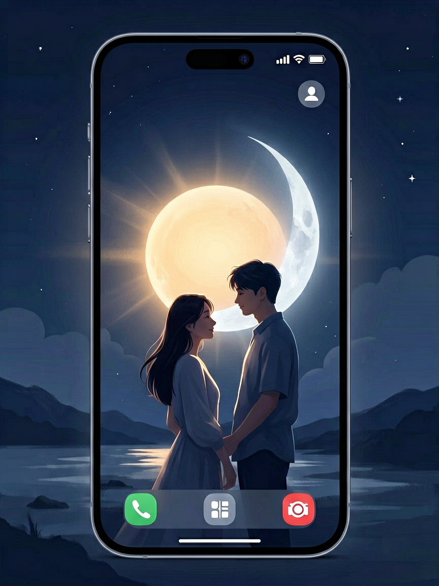 情侣壁纸 AI素材 182