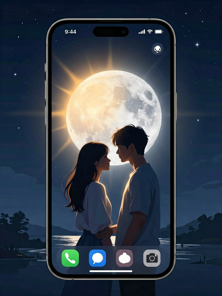 情侣壁纸 AI素材 212