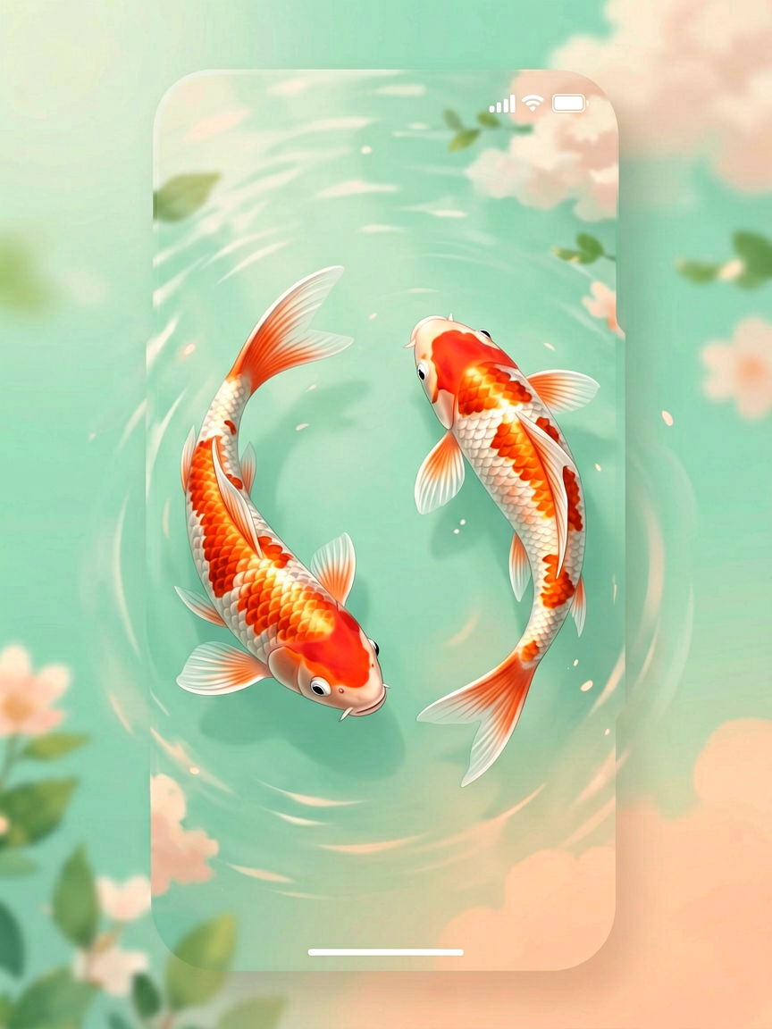 情侣壁纸 AI素材 218