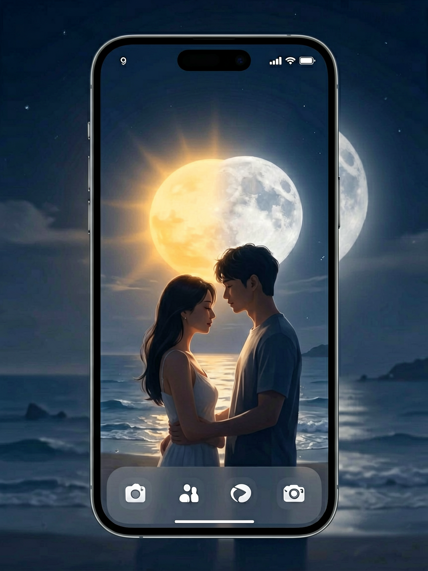 情侣壁纸 AI素材 222