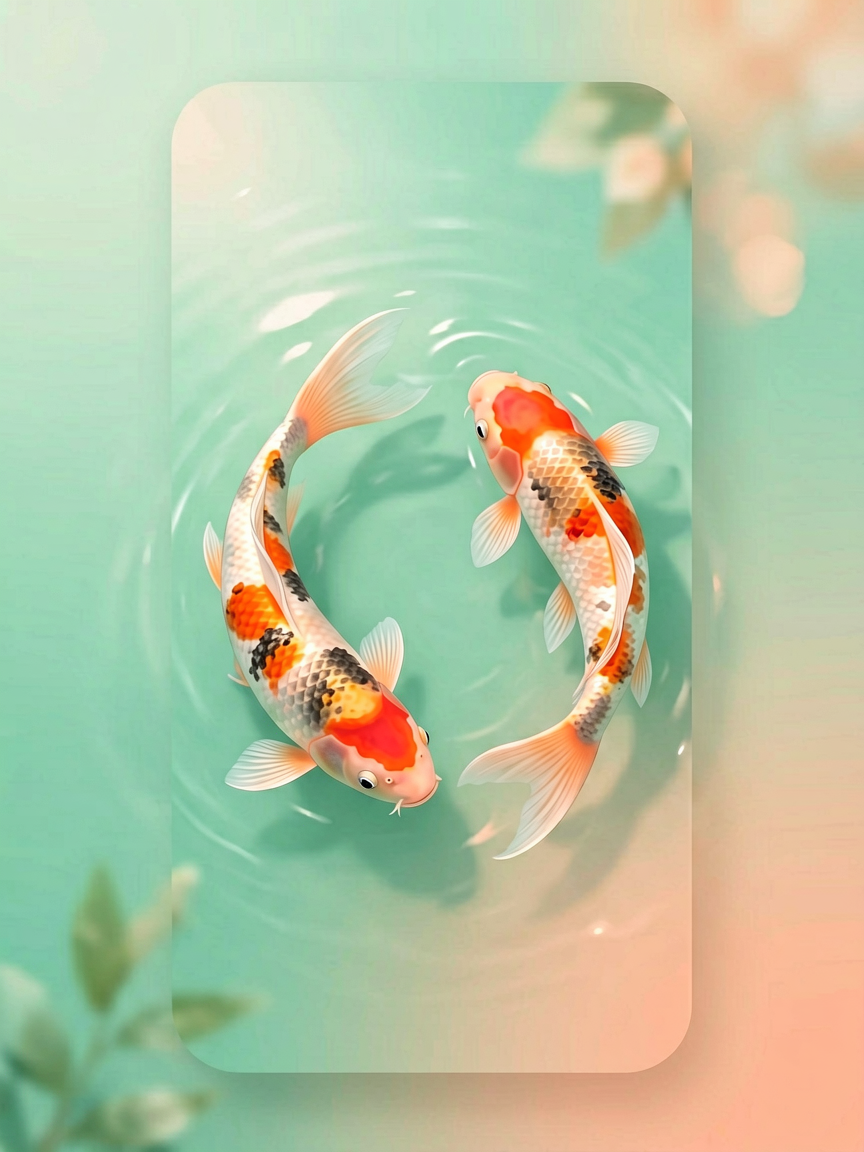 情侣壁纸 AI素材 228