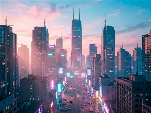 赛博城市 AI素材 0006