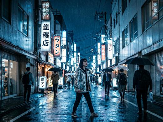 霓虹街区 AI素材 0023
