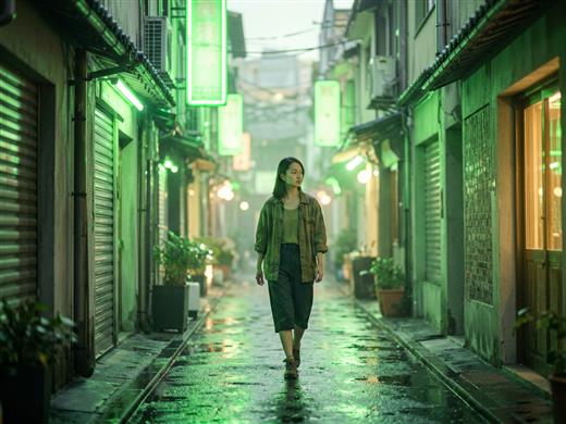 霓虹街区 AI素材 0031