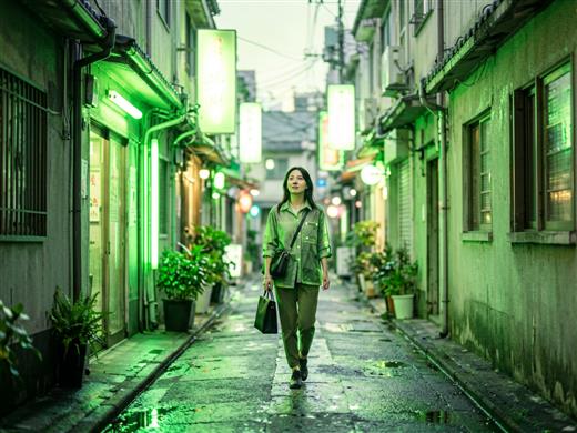霓虹街区 AI素材 0066