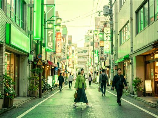 霓虹街区 AI素材 0073