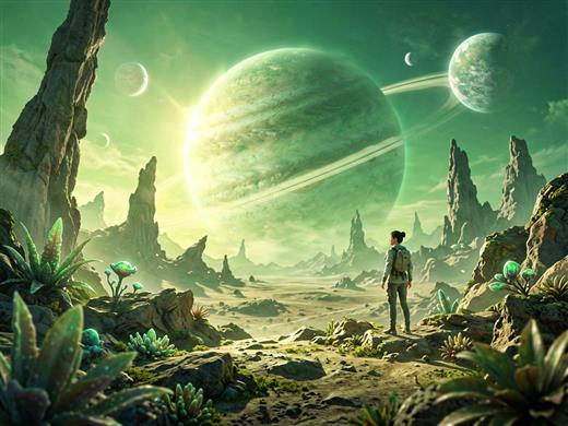 太空科幻 AI素材 0087