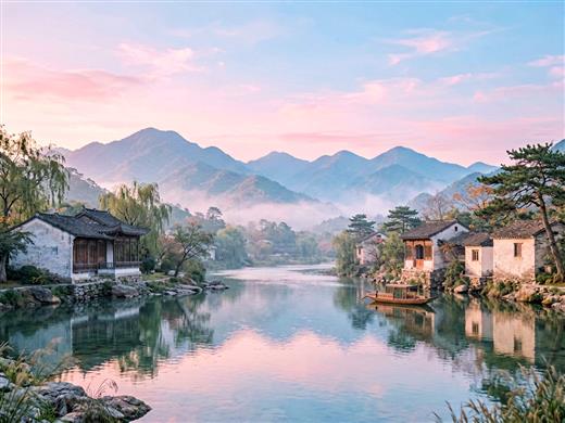 山水古风 AI素材 0020