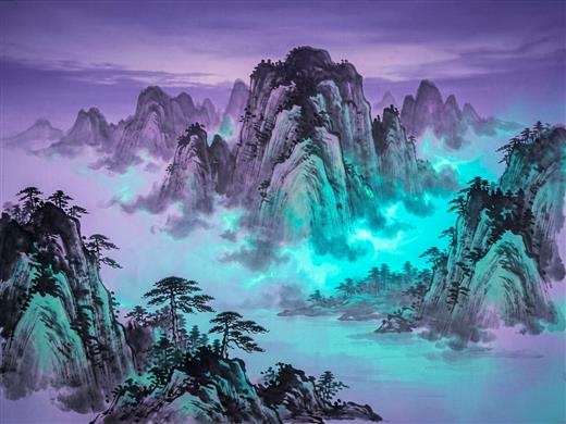 山水古风 AI素材 0046