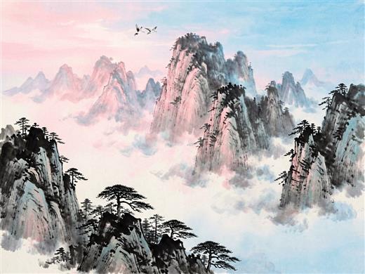 山水古风 AI素材 0076