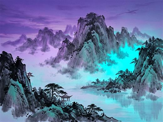 山水古风 AI素材 0081