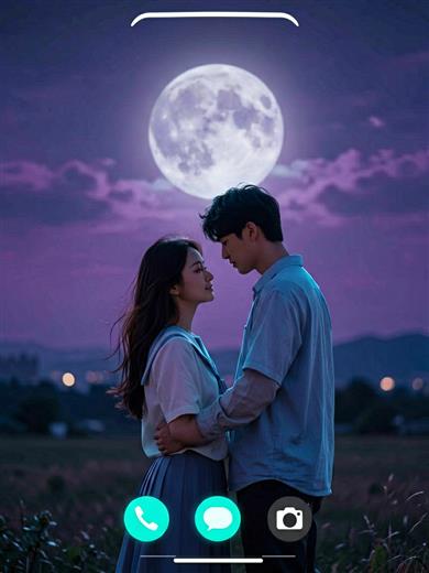情侣壁纸 AI素材 0011