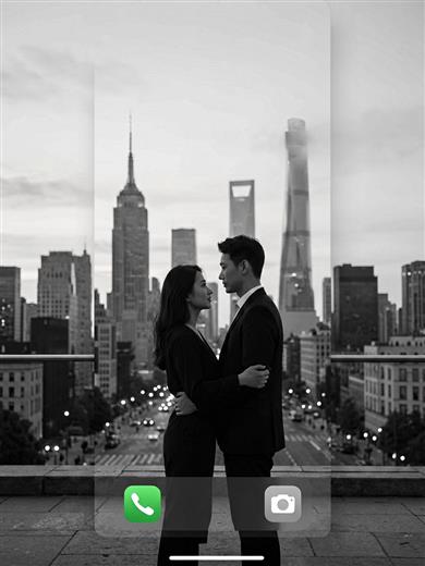 情侣壁纸 AI素材 0035
