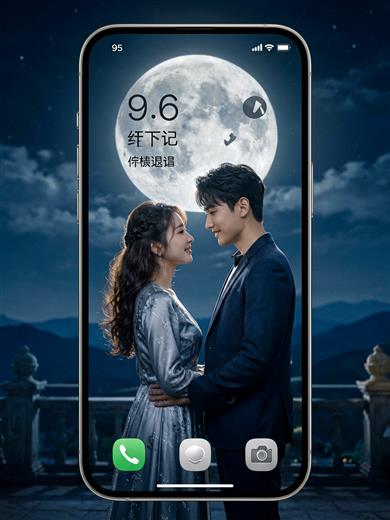 情侣壁纸 AI素材 0051