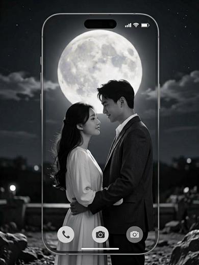情侣壁纸 AI素材 0056
