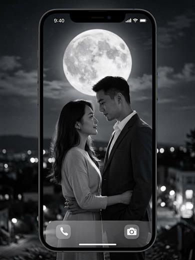 情侣壁纸 AI素材 0091
