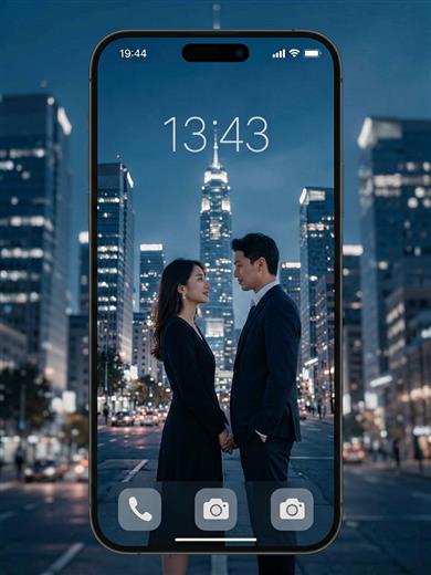 情侣壁纸 AI素材 0100