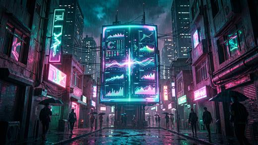 赛博城市 AI素材 0003