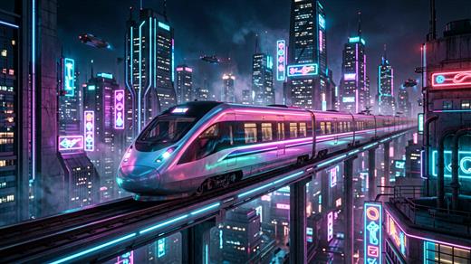 赛博城市 AI素材 0016