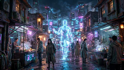 赛博朋克 AI素材 0005