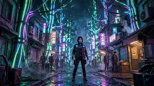 赛博朋克 AI素材 0022