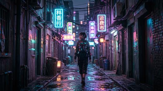 赛博朋克 AI素材 0037