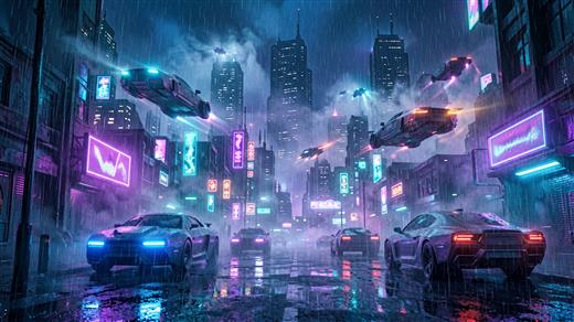 赛博朋克 AI素材 0042