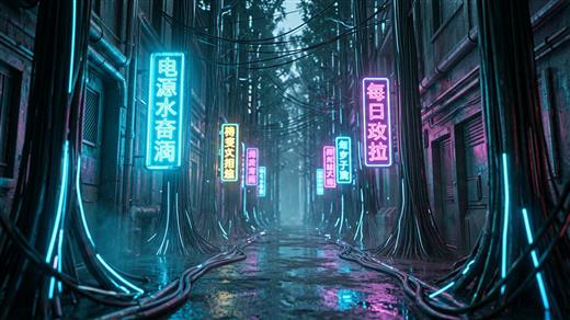 赛博朋克 AI素材 0046