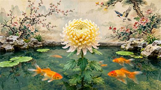 国风花鸟 AI素材 0038