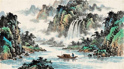 水墨山水 AI素材 0003