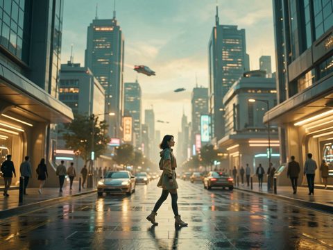 赛博城市 AI素材 014