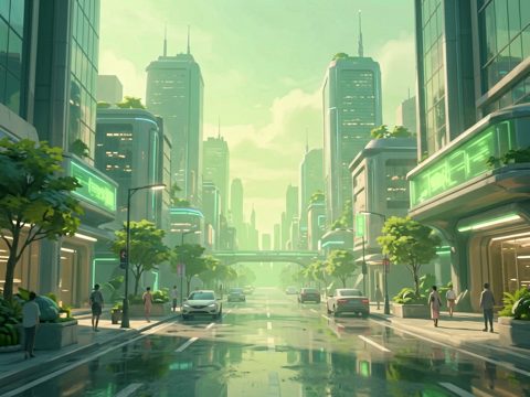 赛博城市 AI素材 044