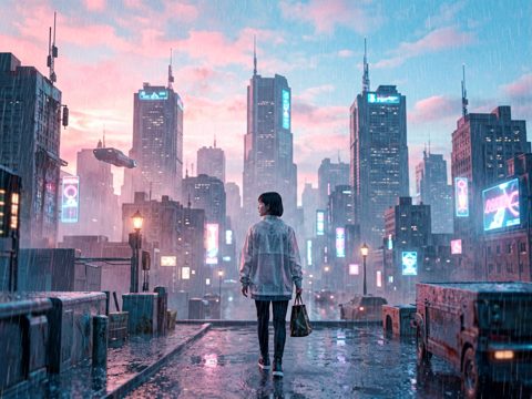 赛博城市 AI素材 047