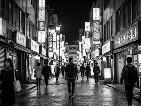霓虹街区 AI素材 013