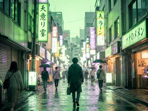 霓虹街区 AI素材 023