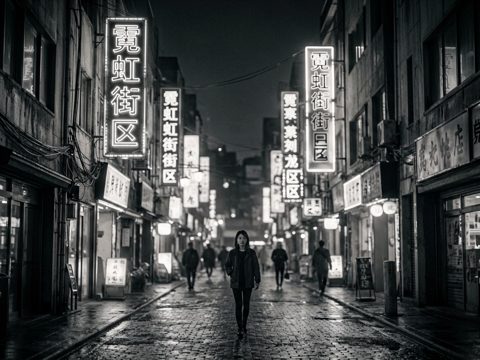 霓虹街区 AI素材 034