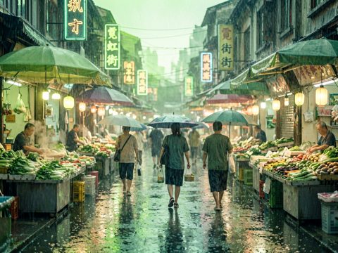 霓虹街区 AI素材 037