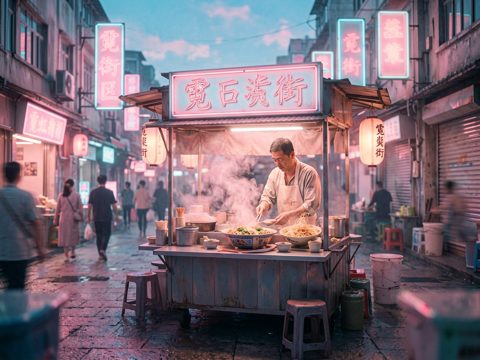 霓虹街区 AI素材 040