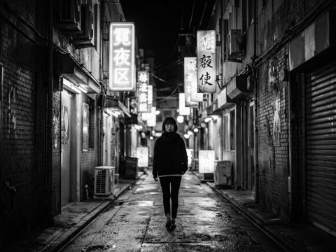 霓虹街区 AI素材 041
