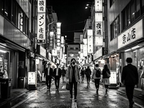 霓虹街区 AI素材 048